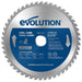 Lama per acciaio in TCT Evolution da 210 mm con 50 denti e alesaggio da 25,4 mm per troncatrice a trazione angolare / radiale