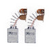 2x Spazzole di carbone per troncatrici Evolution R210SMS / R210SMS+
