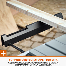 Pacchetto Evolution: Banco Sega R255TBL+ 1800W con lama da 255mm multi-materiale TCT + Supporto portatile con ruote