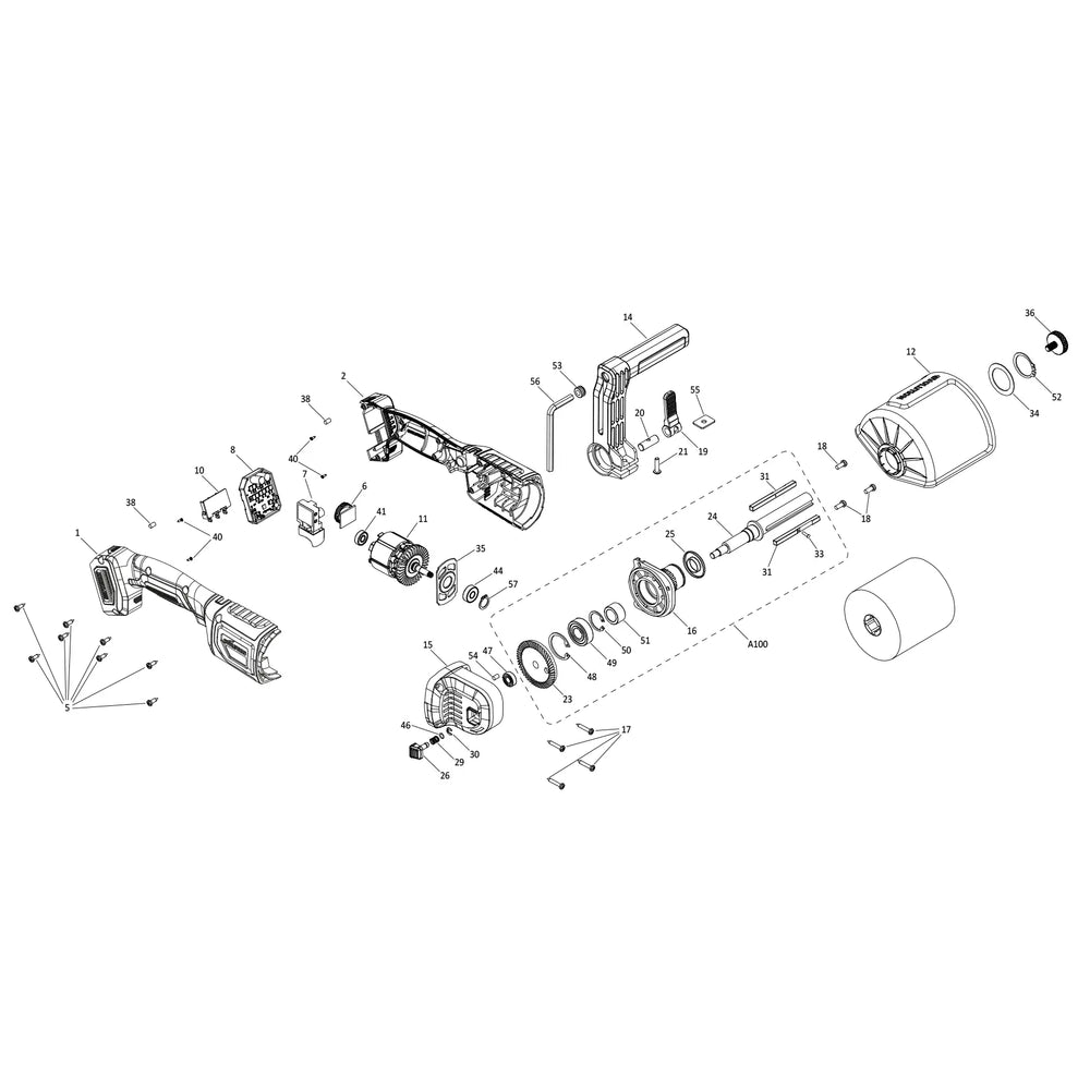 S120SCT-Li Satinatrcie a batteria Ricambi