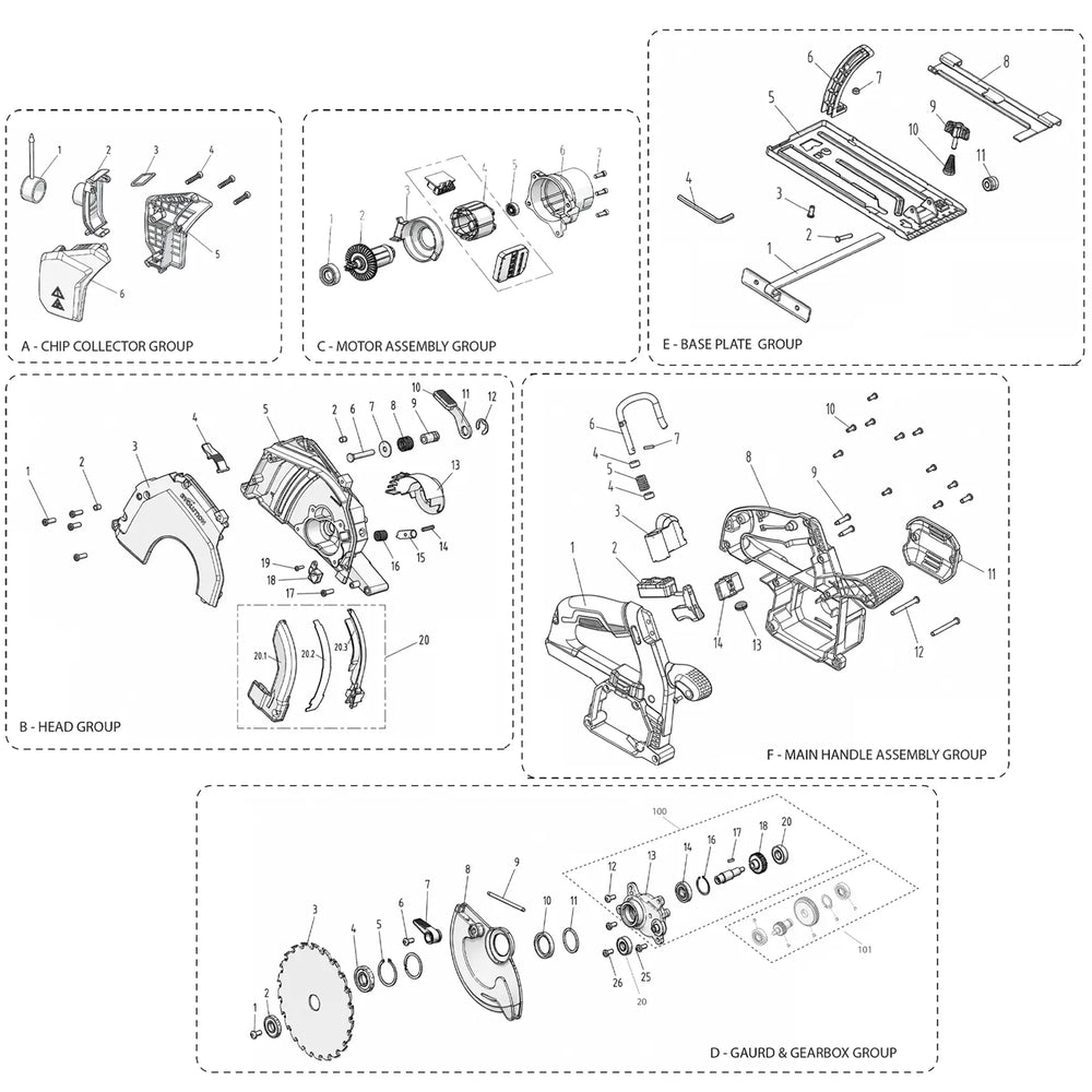 S165CCS-Li Ricambi